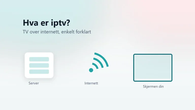 hva er iptv, tv over internett forklart