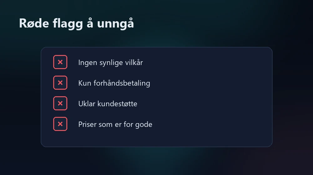røde flagg norske iptv-brukere advarer mot