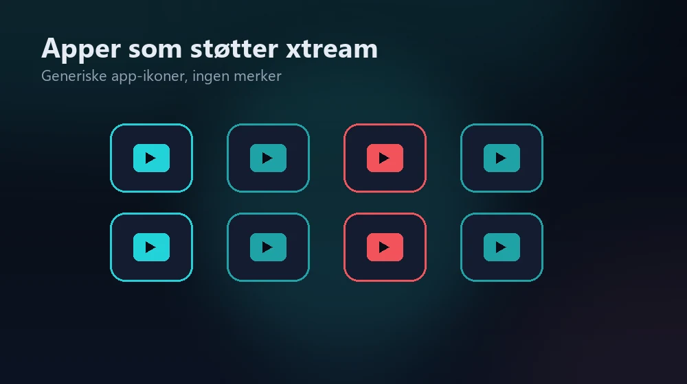 apper som bruker xtream codes