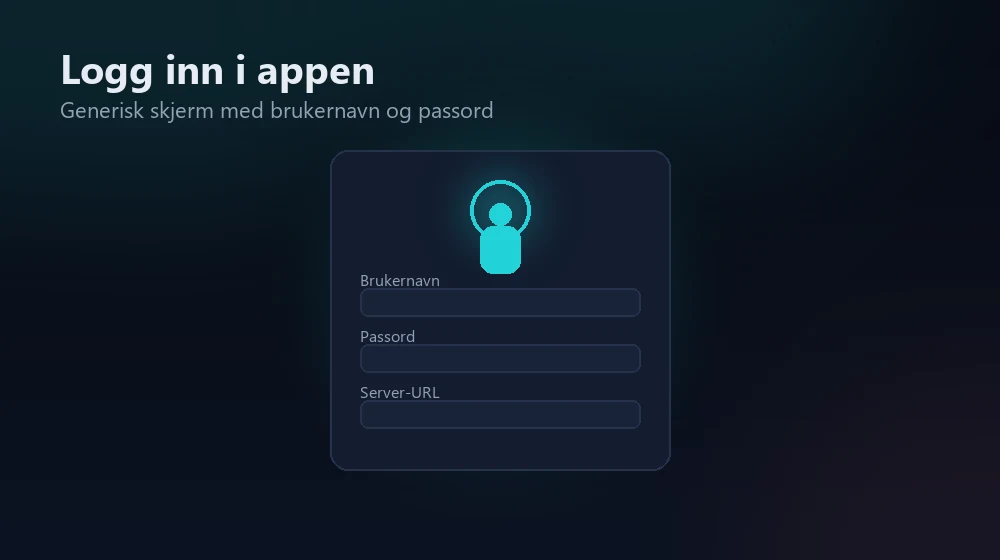 logge inn i xtream-kompatibel iptv-app